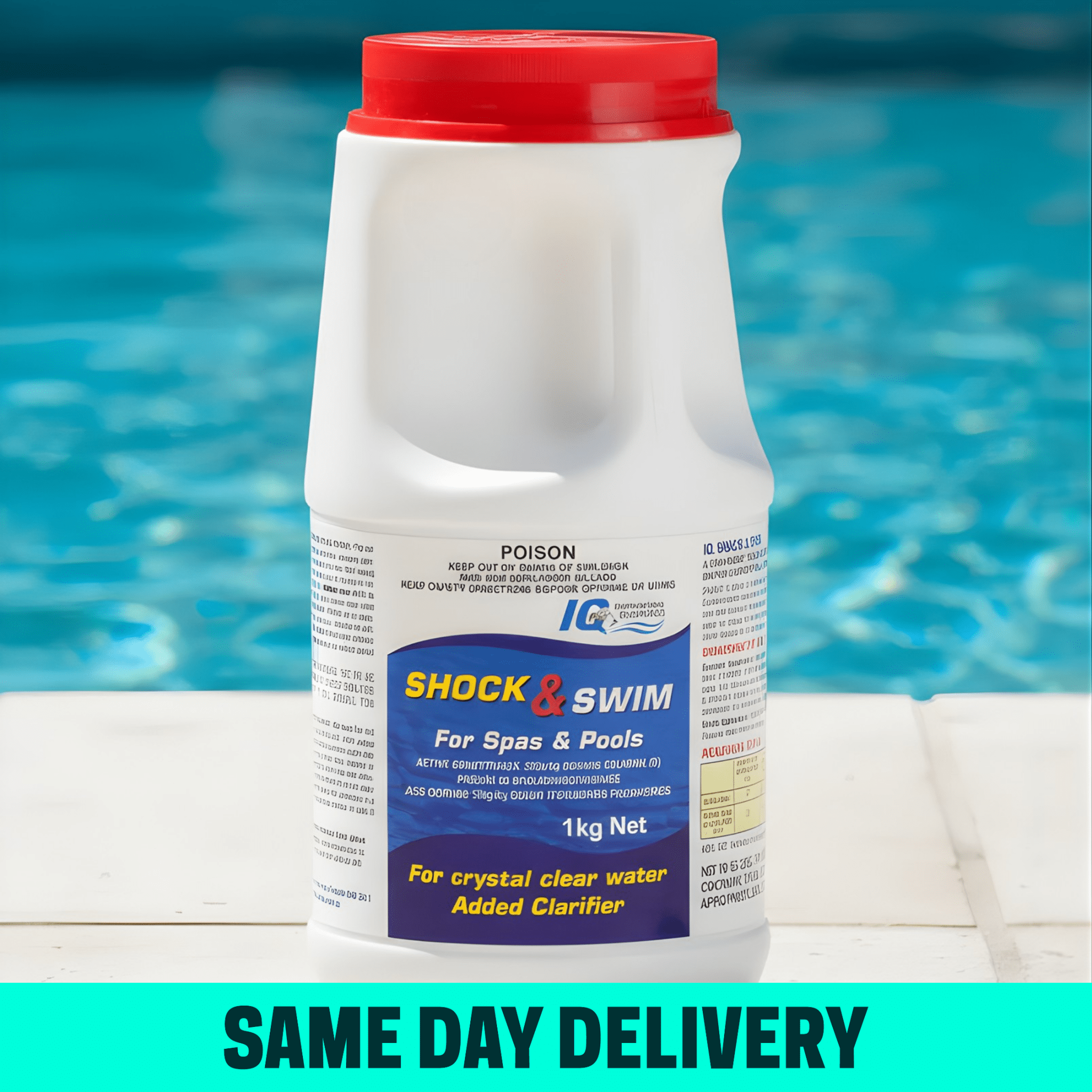 IQ Pool Shock & Swim 1kg - Pool Chemicals