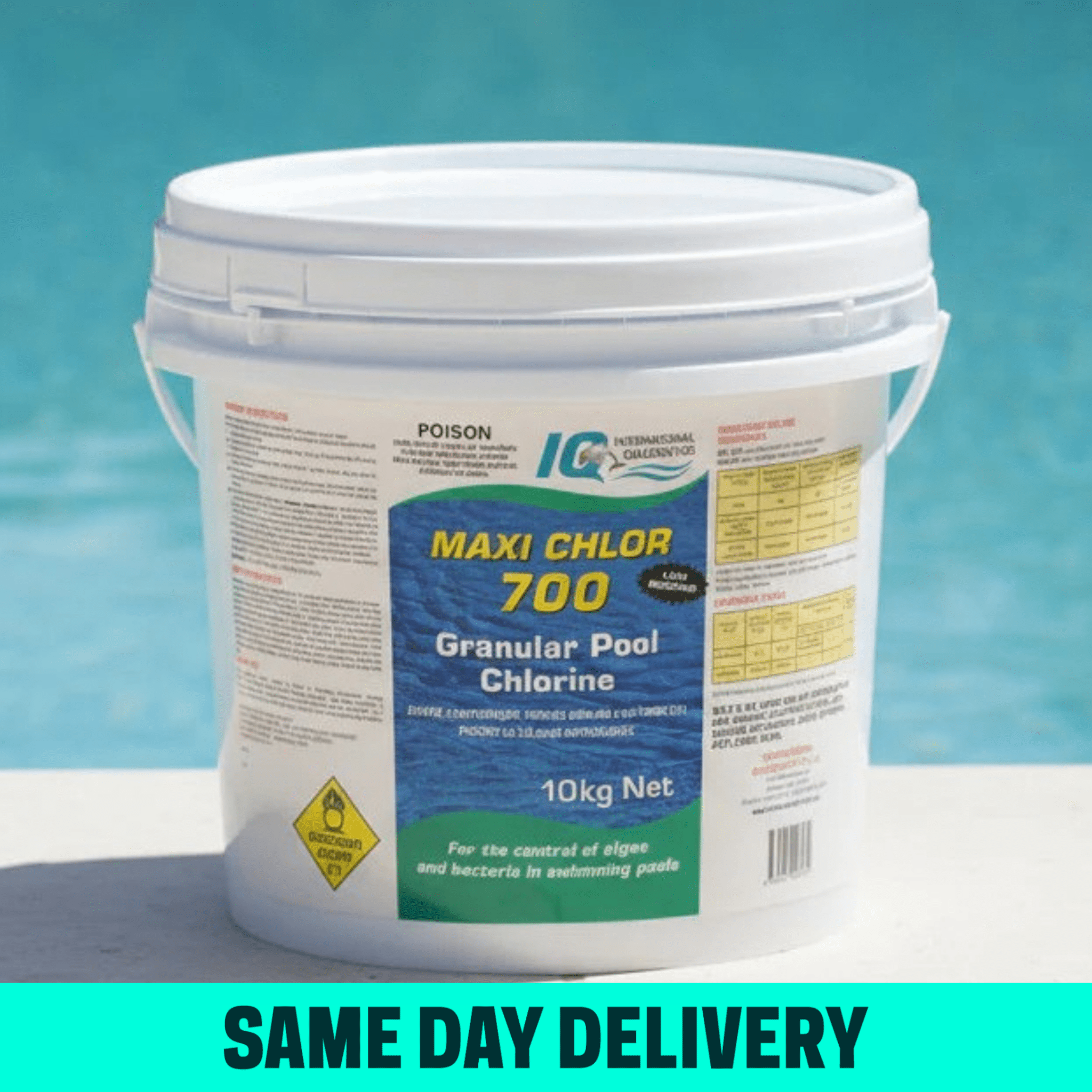 IQ Maxi Chlor 700 Calcium Hypochlorite 10kg - Pool Chemicals