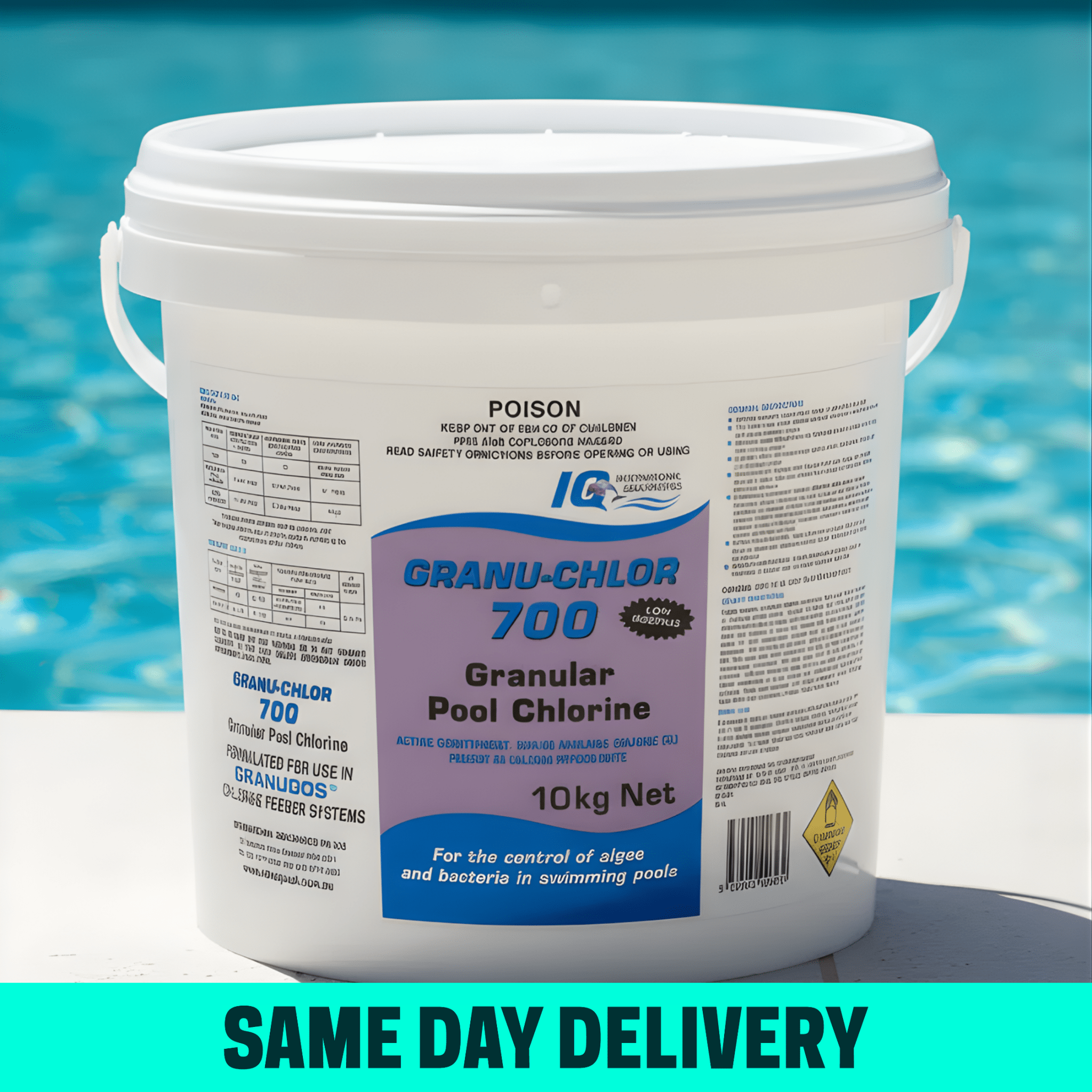 IQ Granu - Chlor 700 Pool Chlorine 10kg - Pool Chemicals