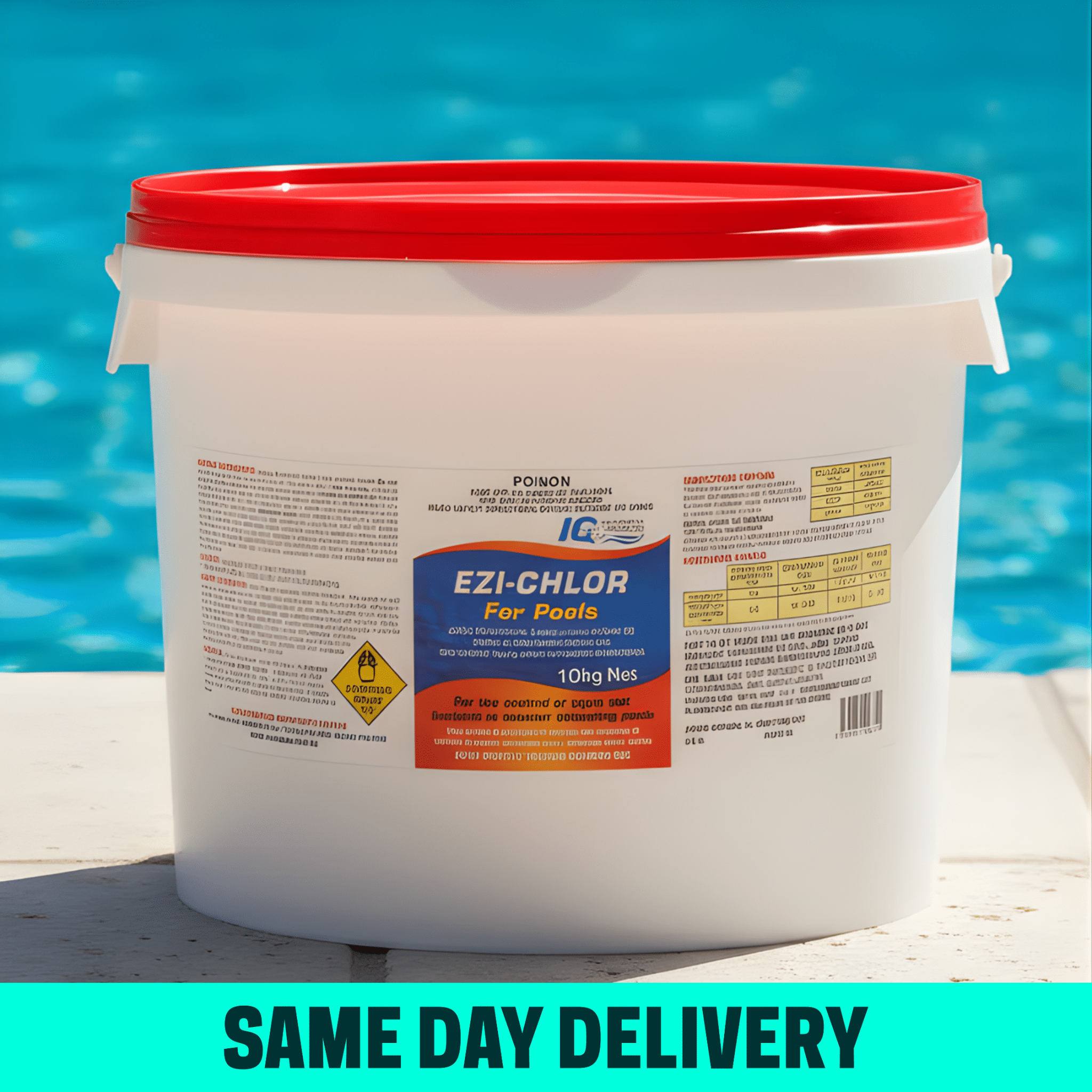 IQ Ezi - Chlor Granular Chlorine 10kg - Pool Chemicals