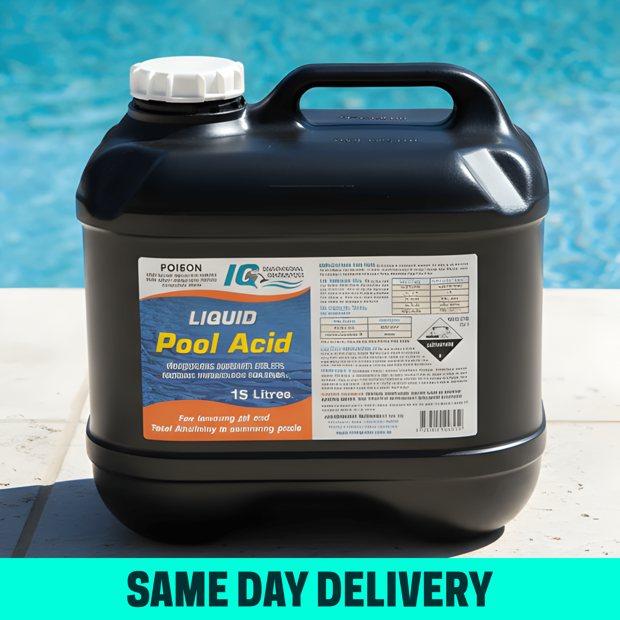 IQ Liquid Pool Acid 15L - Pool Chemicals