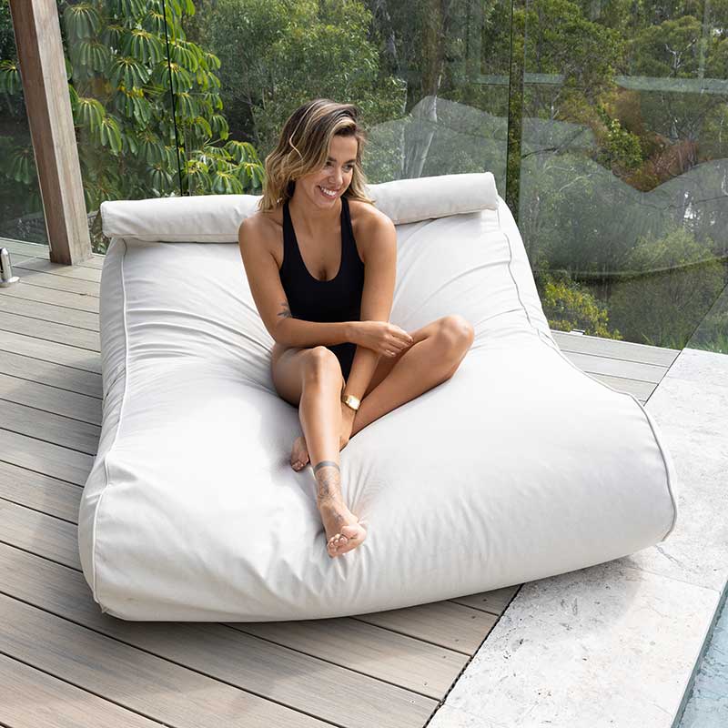 Mooi Living Nevaeh Outdoor Sunbed - Outdoor Bean Bag