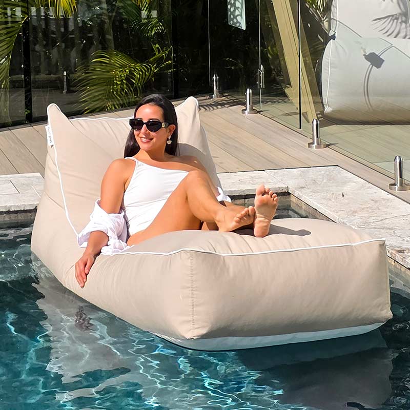 Mooi Living Talia Pool Float Lounger - Outdoor Bean Bag