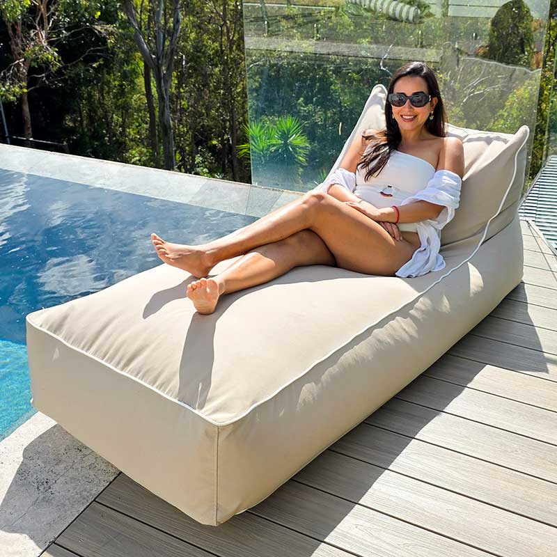 Mooi Living Talia Pool Float Lounger - Outdoor Bean Bag