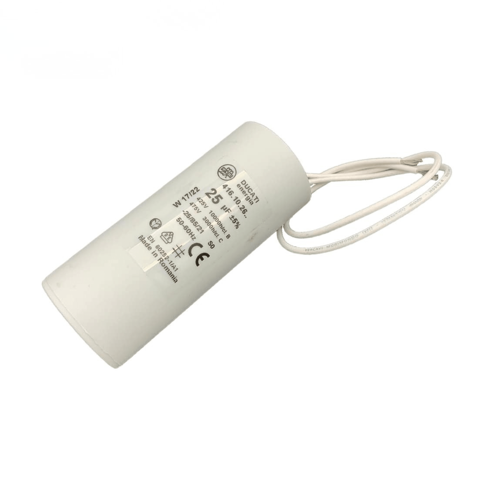 25uf Capacitor, Fly Lead - Capacitor