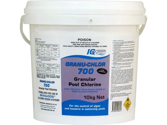 IQ Granu - Chlor 700 Pool Chlorine 10kg - Pool Chemicals