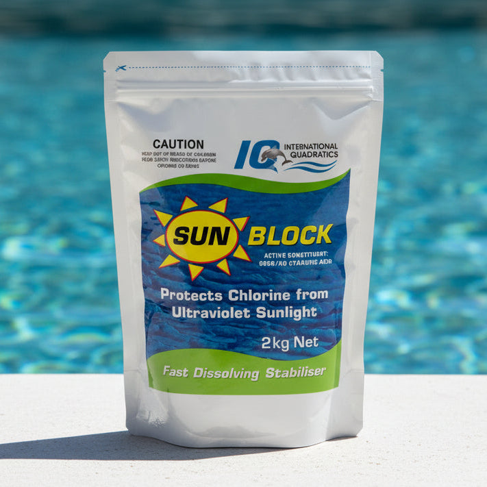 IQ Pool UV Blockout / Sunblock 2kg - Pool Chemicals