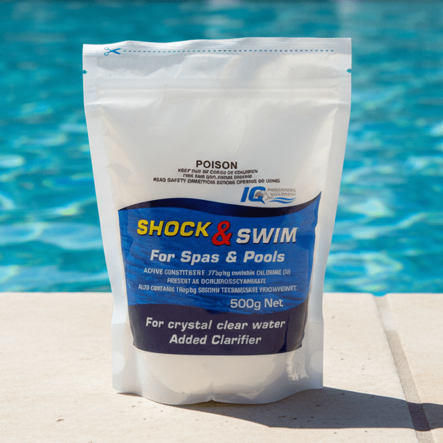 IQ Pool Shock and Swim 500g - Pool Chemicals