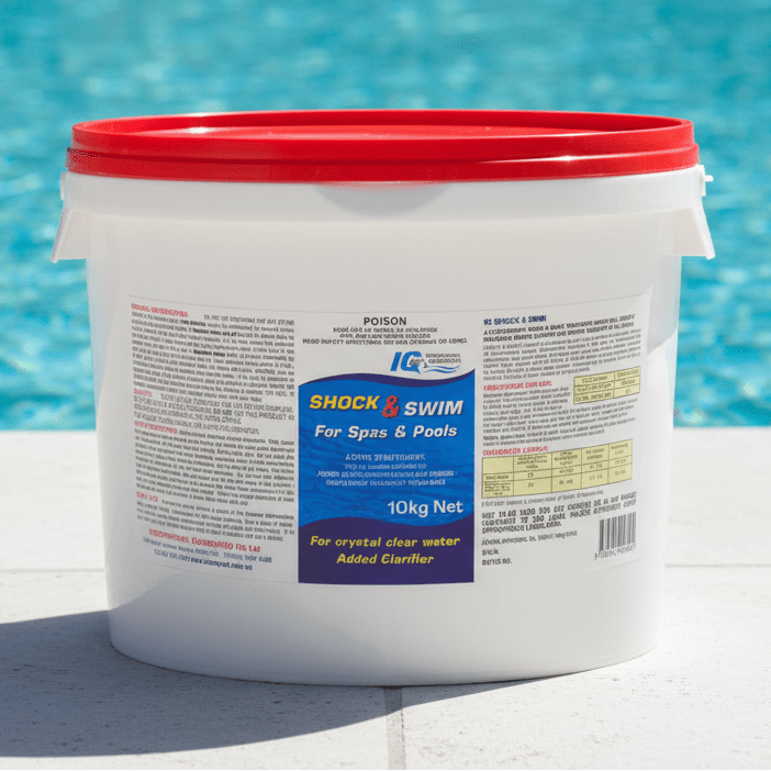 IQ Pool Shock & Swim 10kg - Pool Chemicals