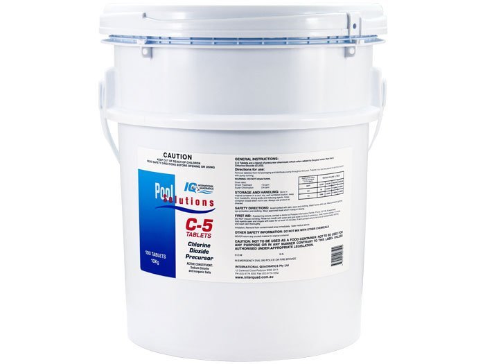 IQ Pool C - 5 Chlorine Dioxide Tablets 10kg - Pool Chemicals