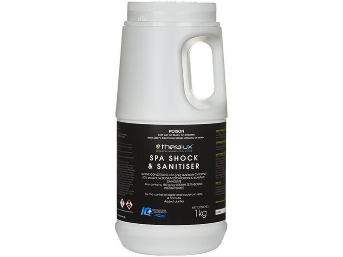 IQ Theralux Spa Shock & Sanitiser 1kg - Pool Chemicals