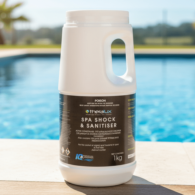 IQ Theralux Spa Shock & Sanitiser 1kg - Pool Chemicals