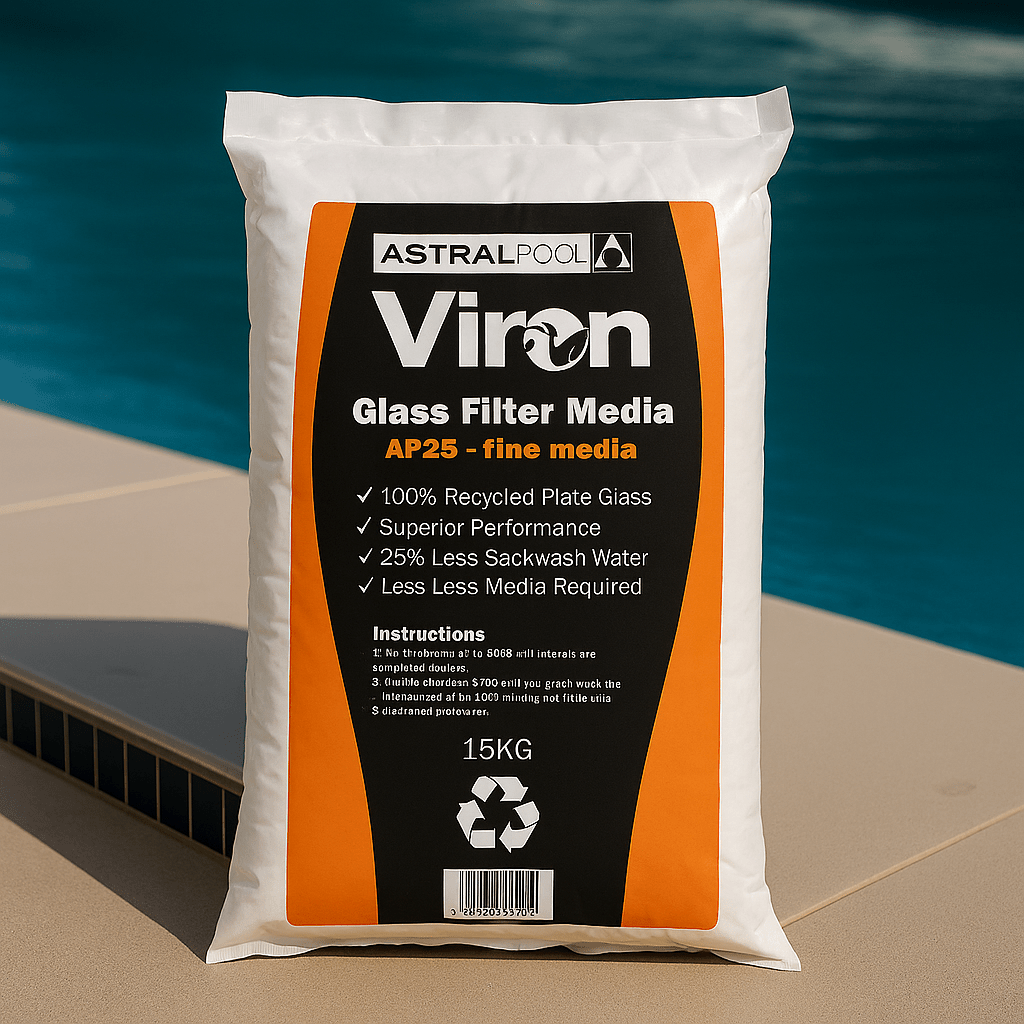 Viron Active Glass Filter Media Fine 15kg - Equipment