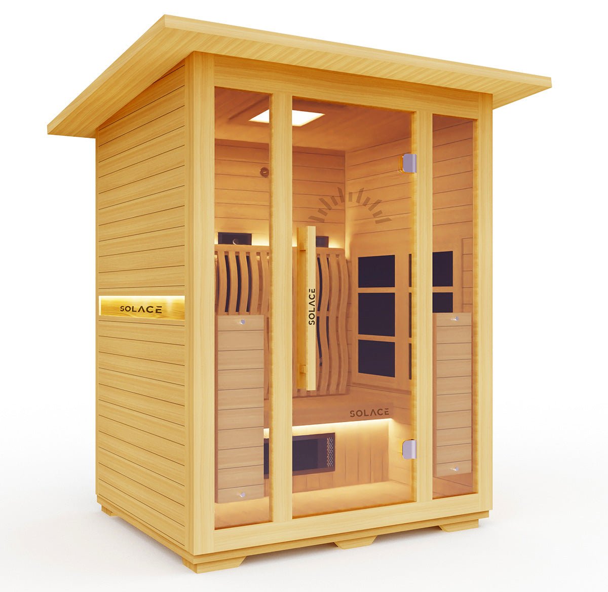 The Solace Outdoor Infrared Sauna - Sauna