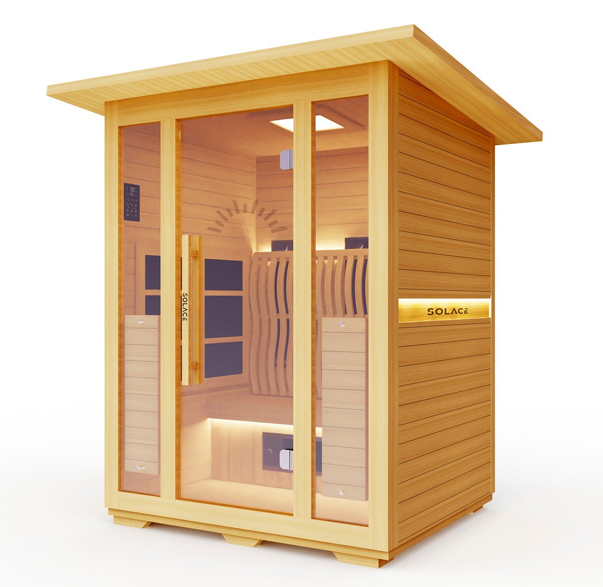 The Solace Outdoor Infrared Sauna - Sauna