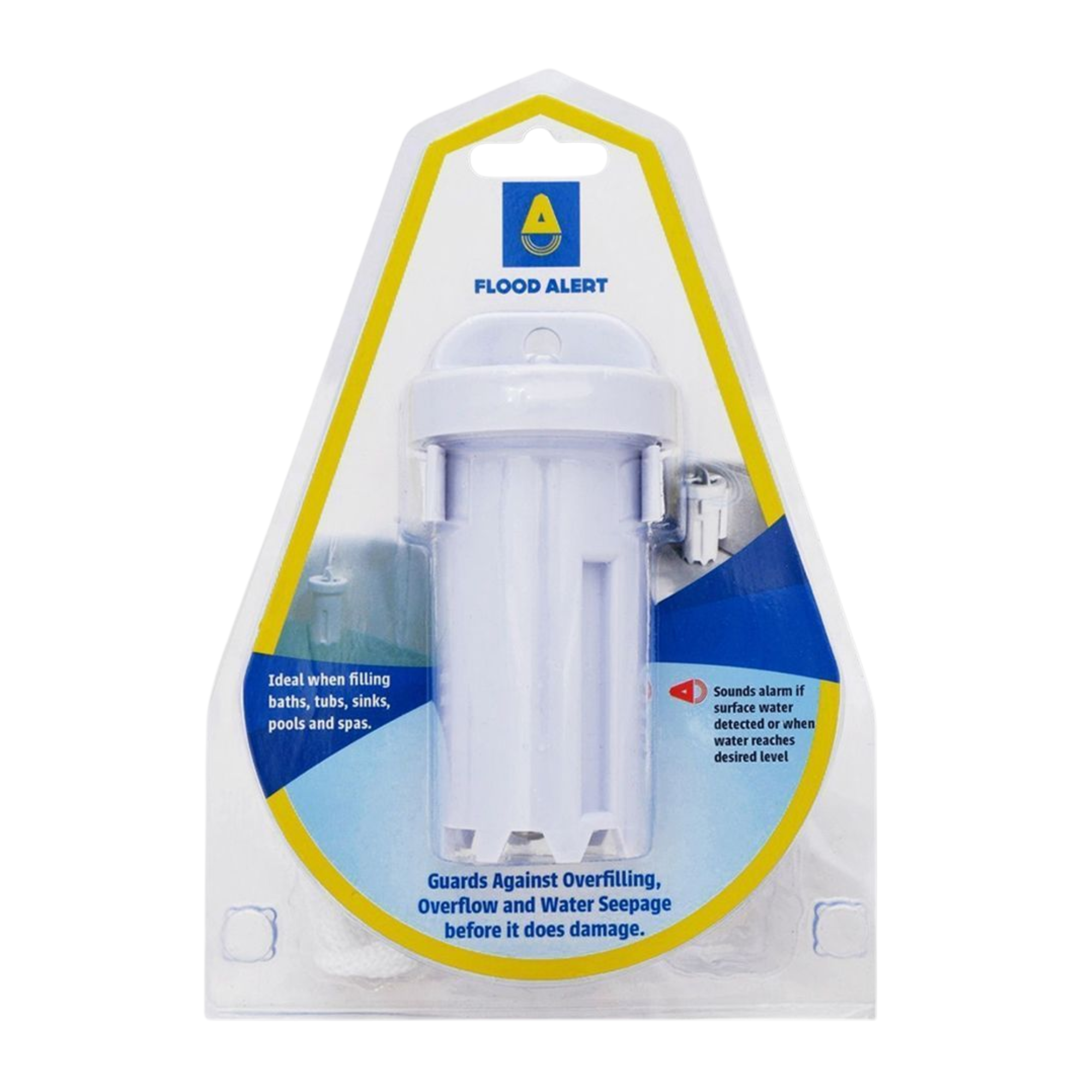 Flood Alert product packaging on a white background