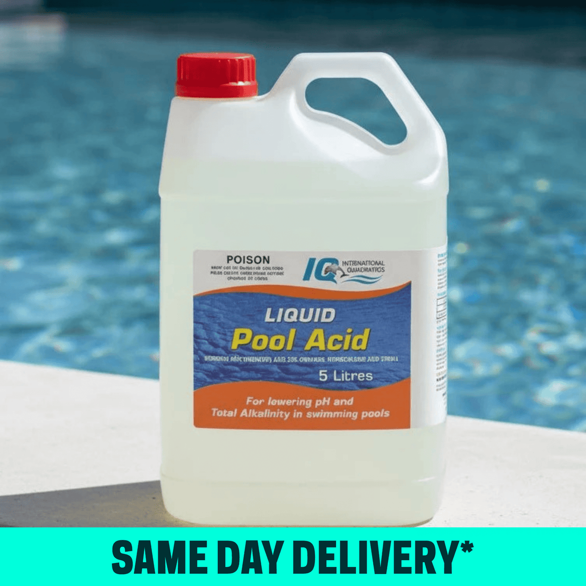 IQ Liquid Pool Acid 5L - Pool Chemicals