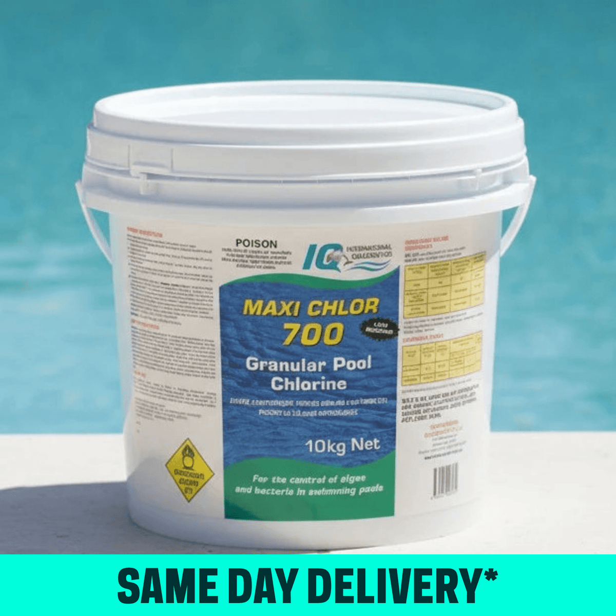 IQ Maxi Chlor 700 Granular Pool Chlorine 10kg - Pool Chemicals