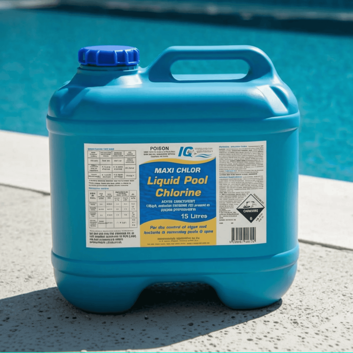 IQ Maxi Chlor Liquid Chlorine 15L - Pool Chemicals
