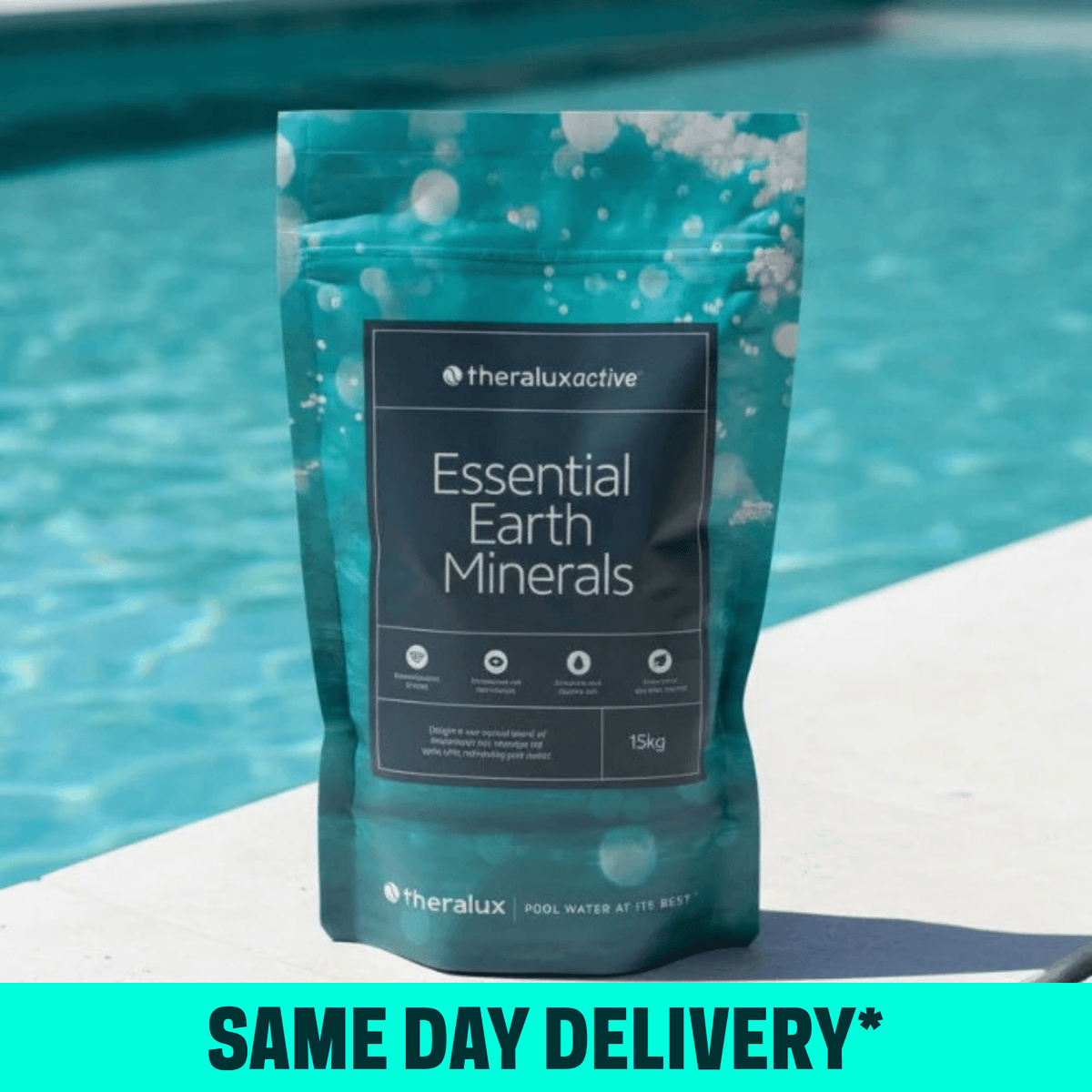 IQ Pool & Spa Theralux Enhanced Minerals 15kg ($6.33/kg) - Chemicals
