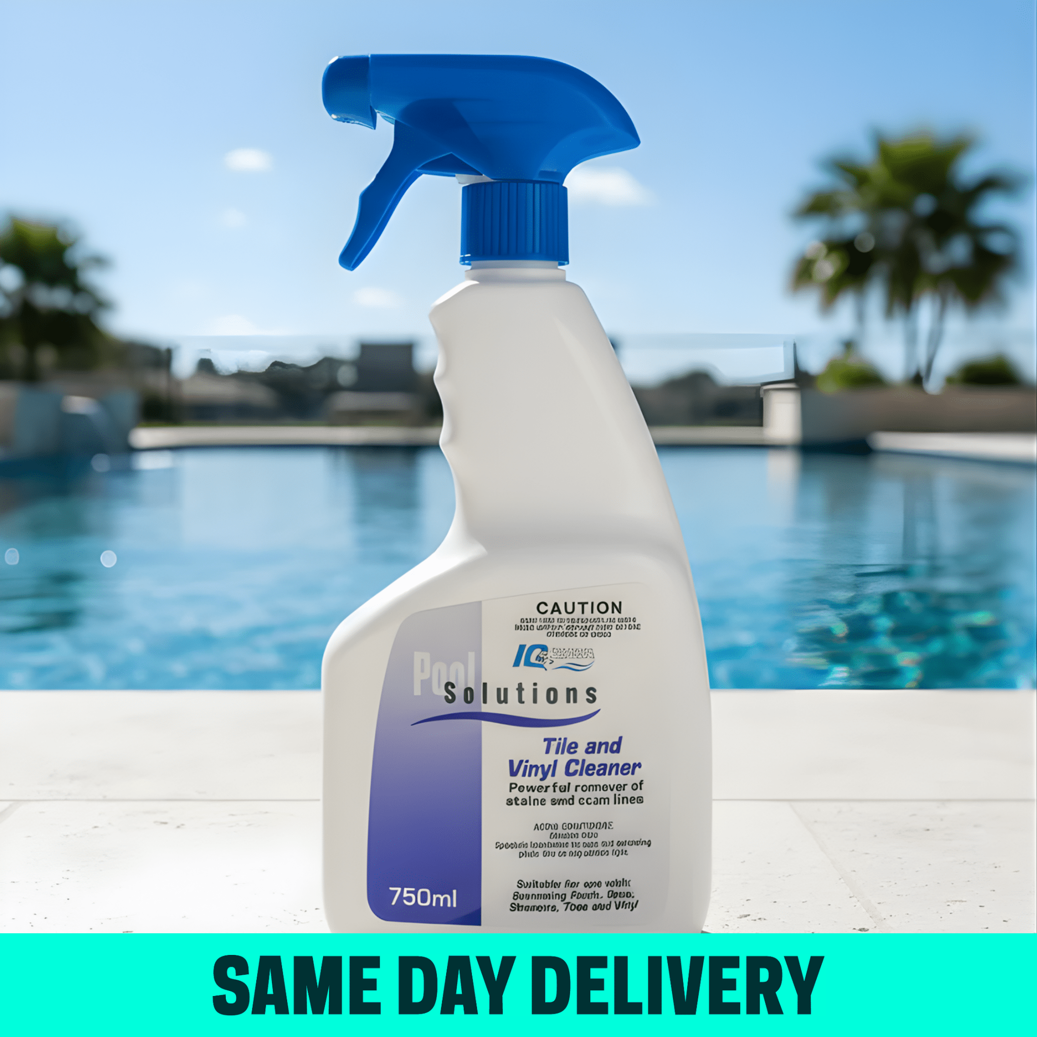 IQ Pool Tile & Vinyl Cleaner 750ml - Pool Chemicals