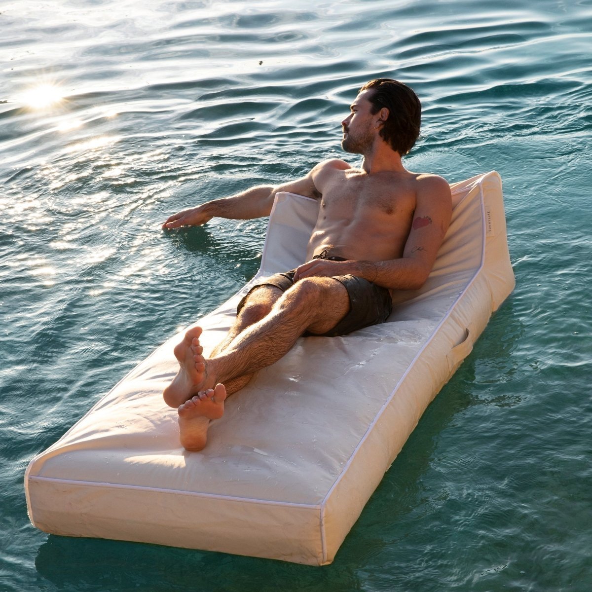 SUNNYLiFE Luxe Lie - On Lounger - Casa Blanca - Loungers