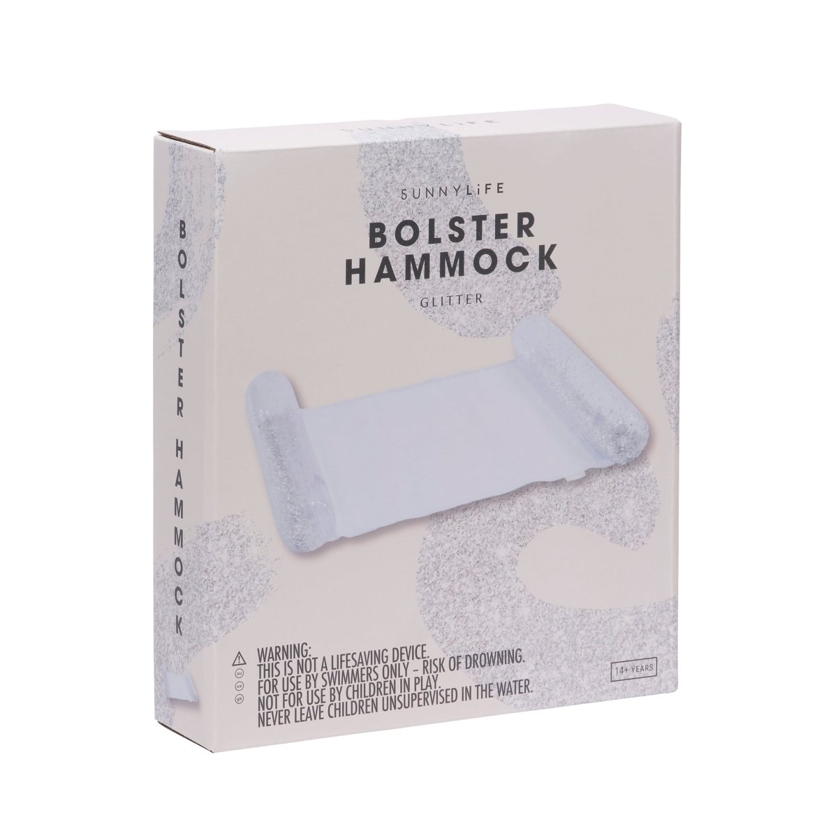 Sunnylife Bolster Hammock Float - Glitter - Pool Floats