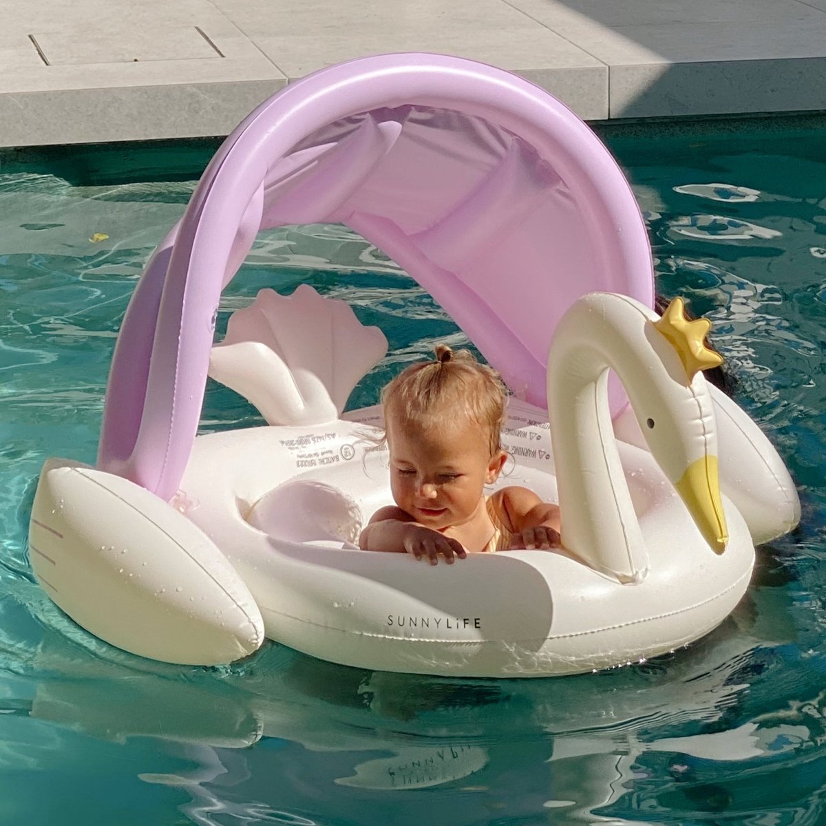 Sunnylife Baby Float - Princess Swan - Kids Pool Floats