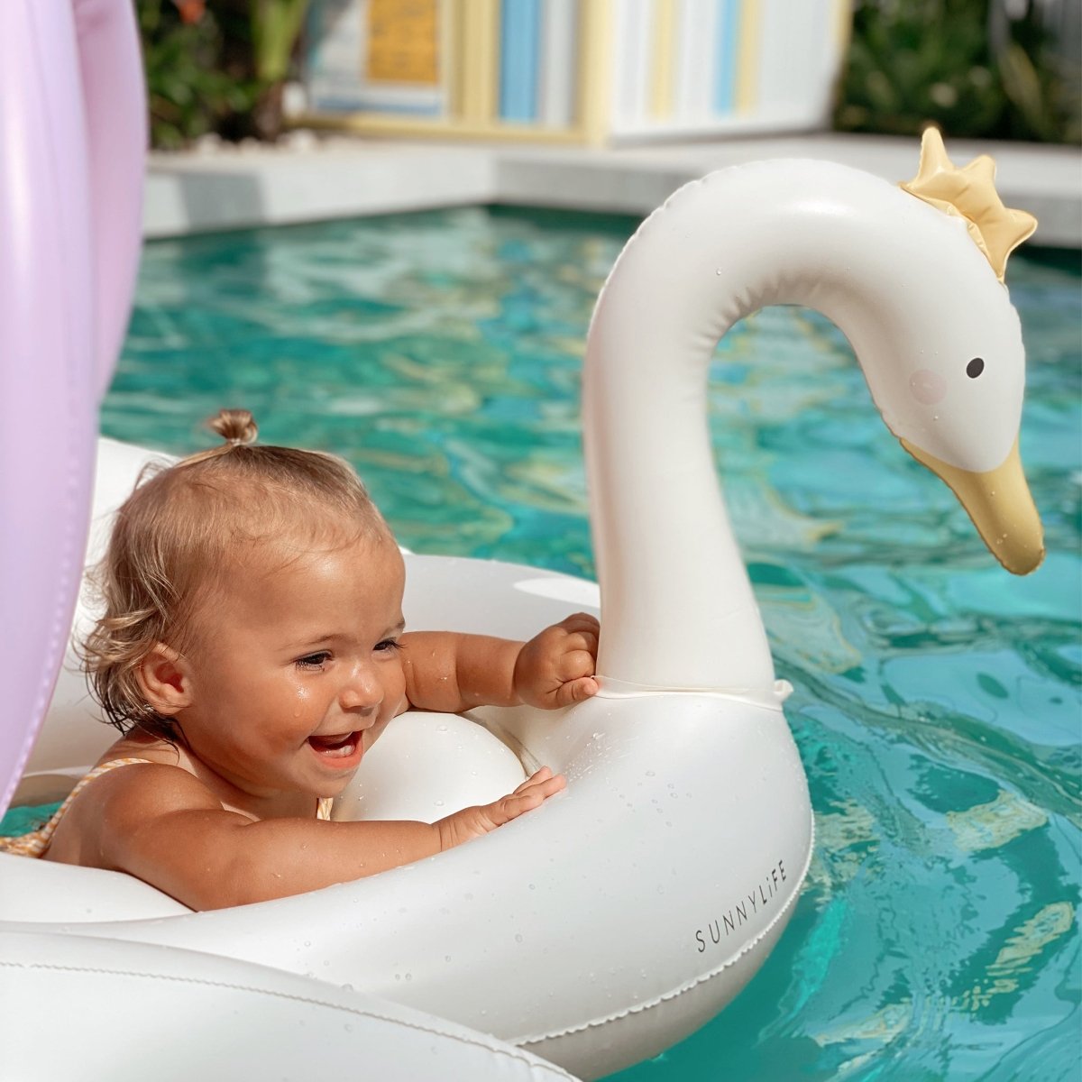 Sunnylife Baby Float - Princess Swan - Kids Pool Floats