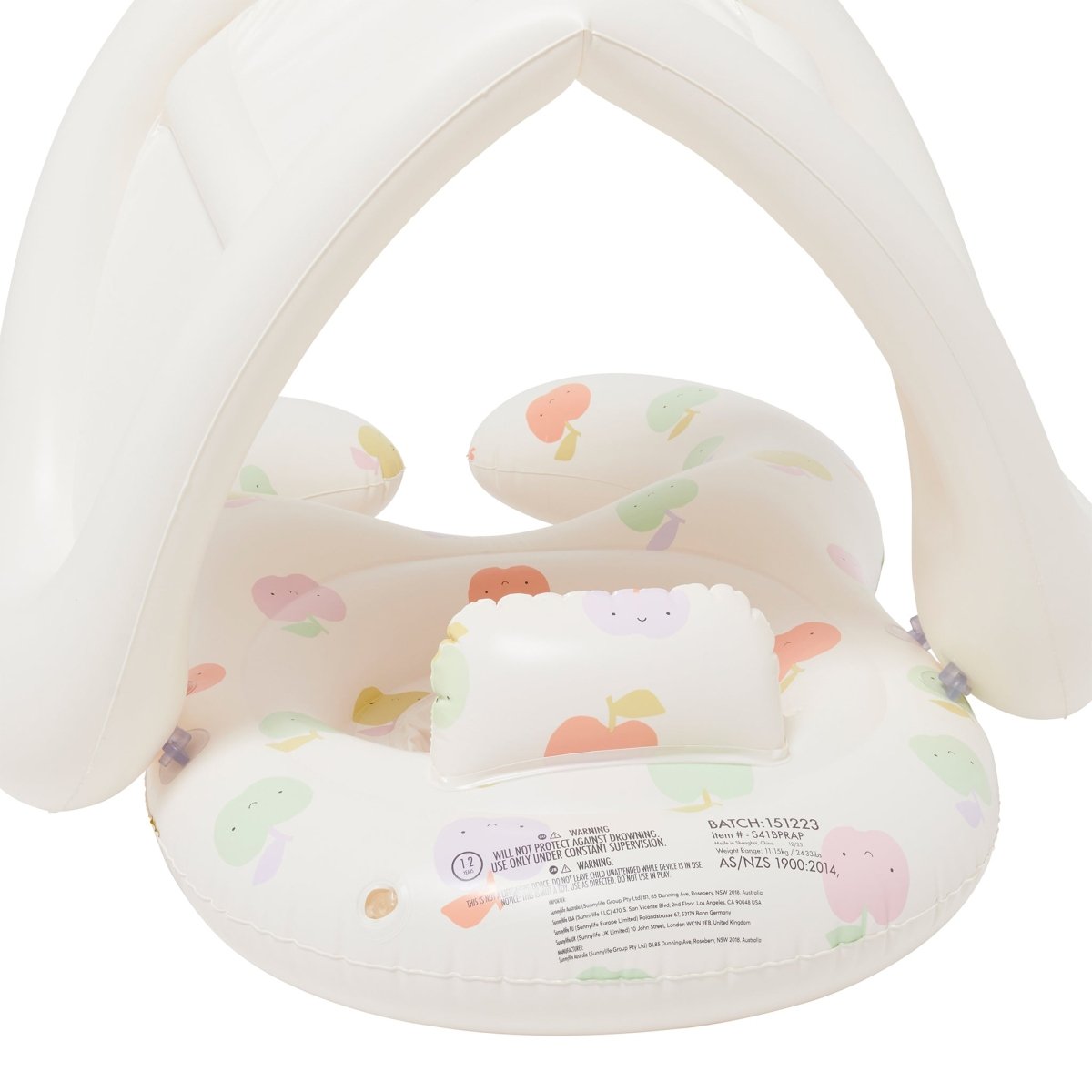 Sunnylife Float Together Baby Seat - Apple Sorbet - Kids Pool Floats