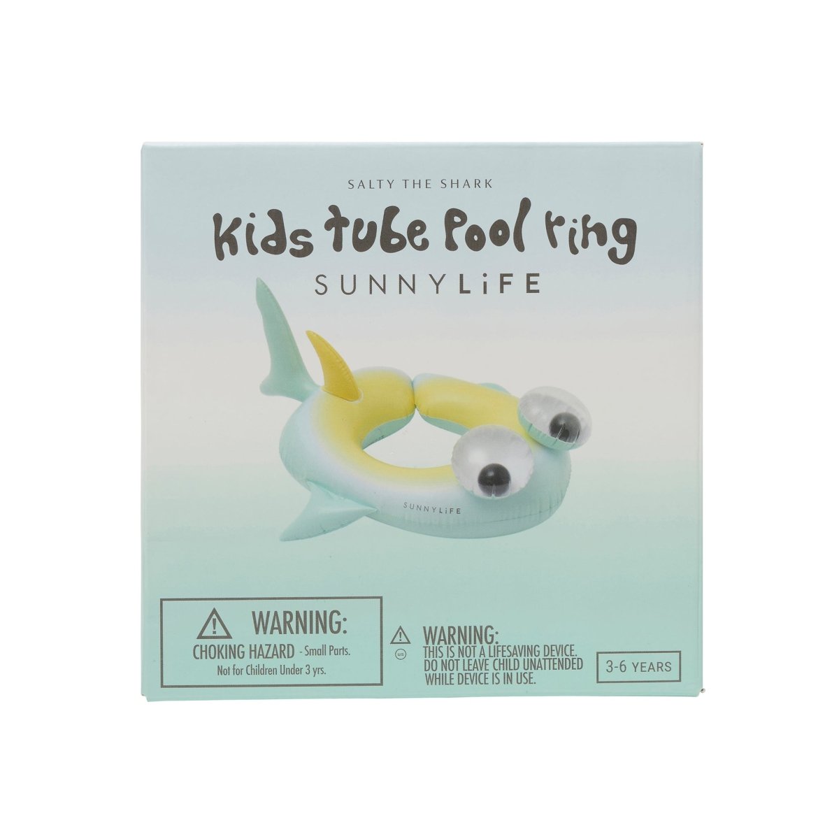 Sunnylife Kids Tube Pool Ring - Salty the Shark - Kids Pool Floats
