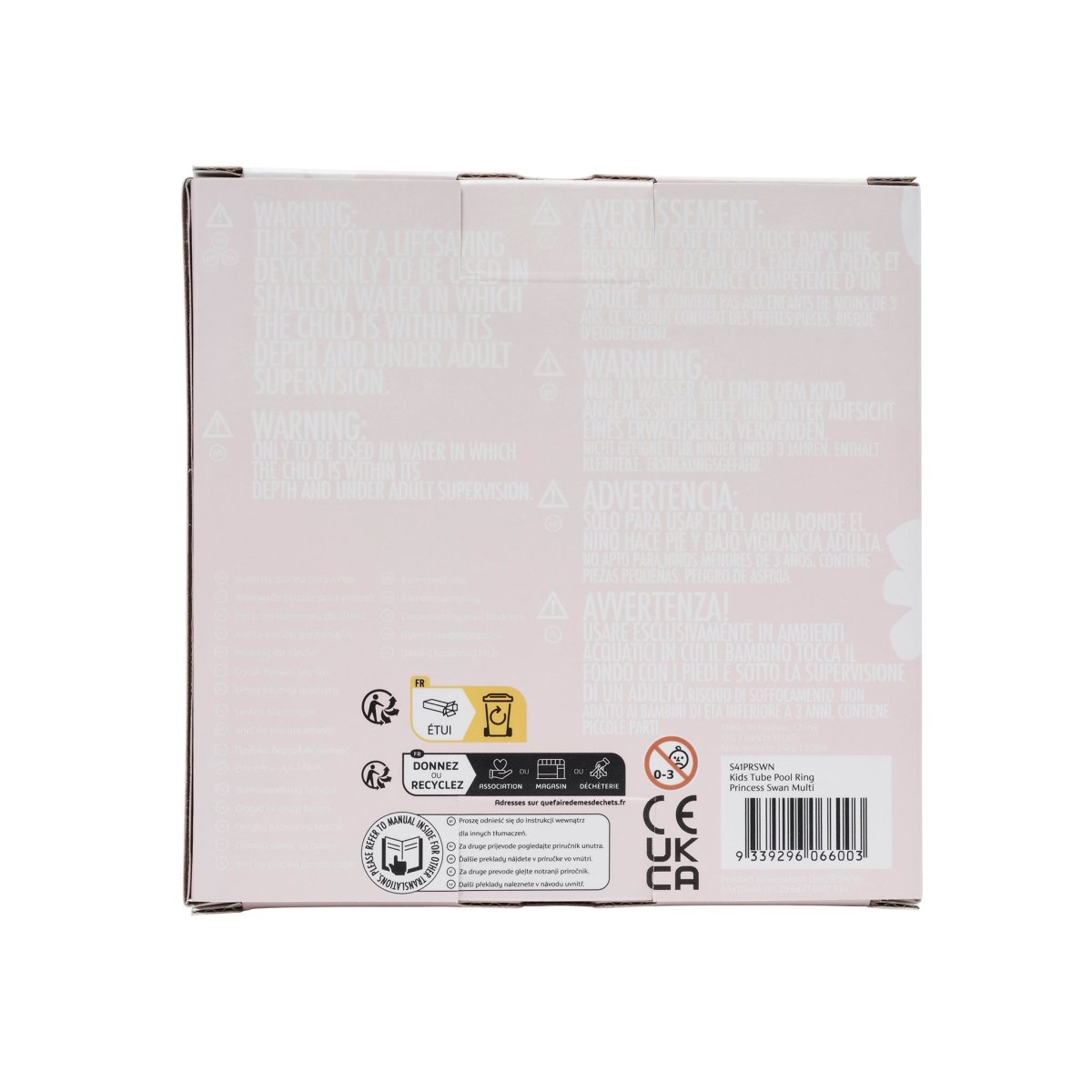 Sunnylife Kids Tube Pool Ring - Princess Swan - Kids Pool Floats