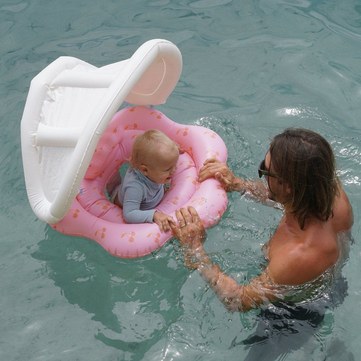 SUNNYLiFE Baby Float - Cotton Candy Cherry - Kids Pool Floats