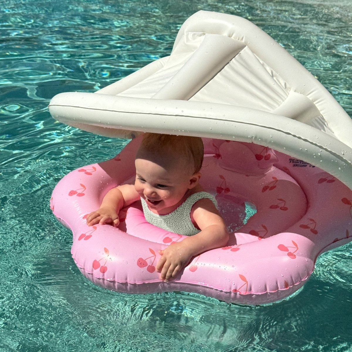 SUNNYLiFE Baby Float - Cotton Candy Cherry - Kids Pool Floats