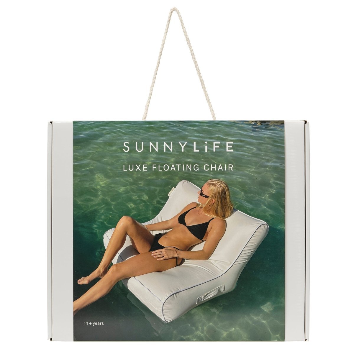 SUNNYLiFE Luxe Floating Chair - Casa Cream - Pool Floats