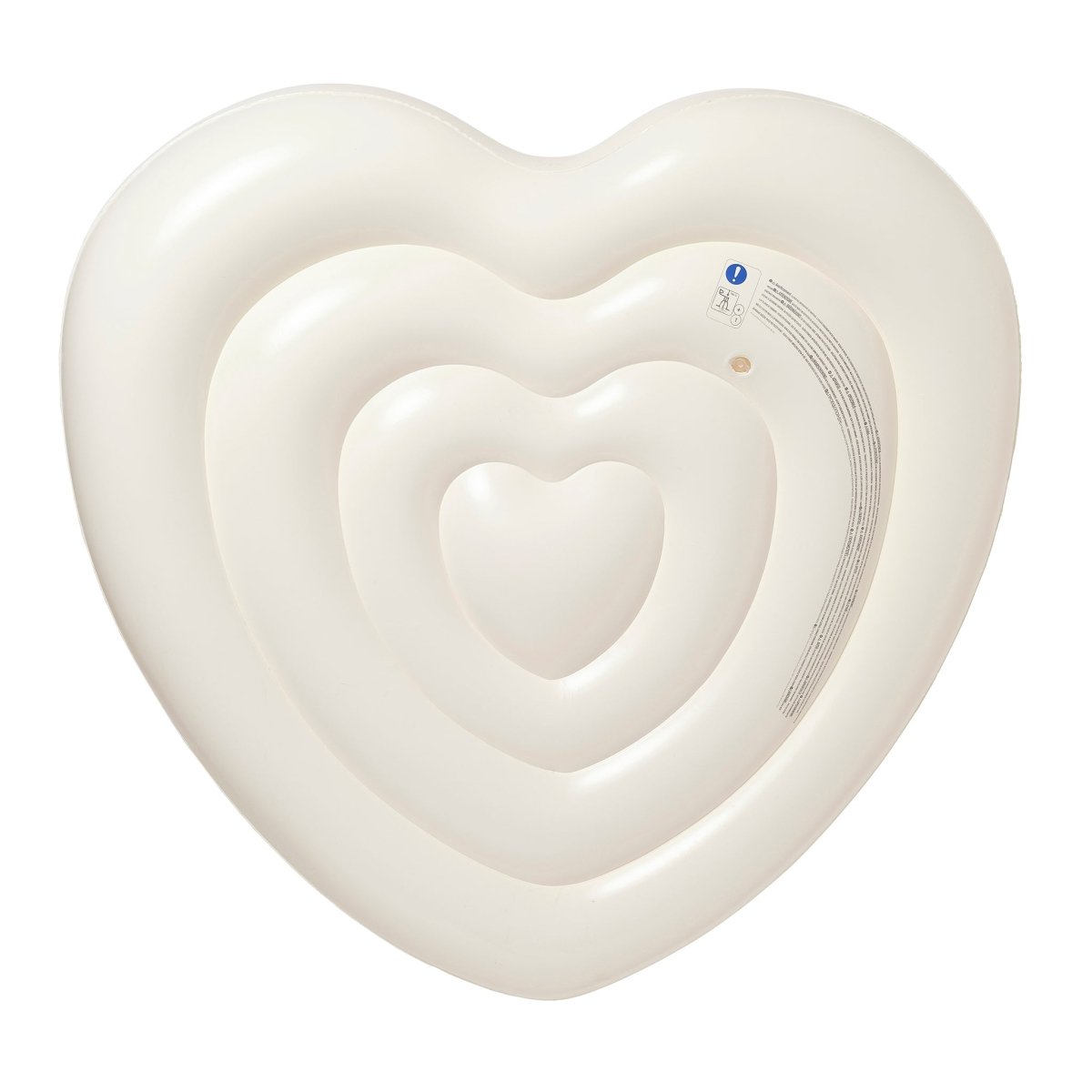 SUNNYLiFE Twin Heart Lie - On Float - Stole my Heart Pink Stripe - Pool Floats