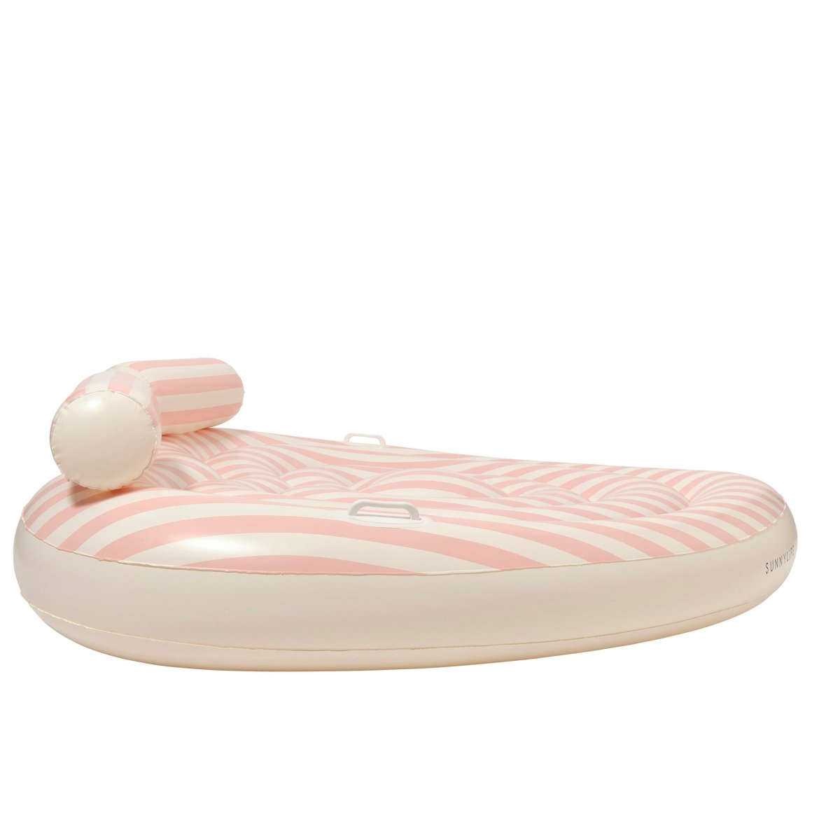 SUNNYLiFE Twin Heart Lie - On Float - Stole my Heart Pink Stripe - Pool Floats