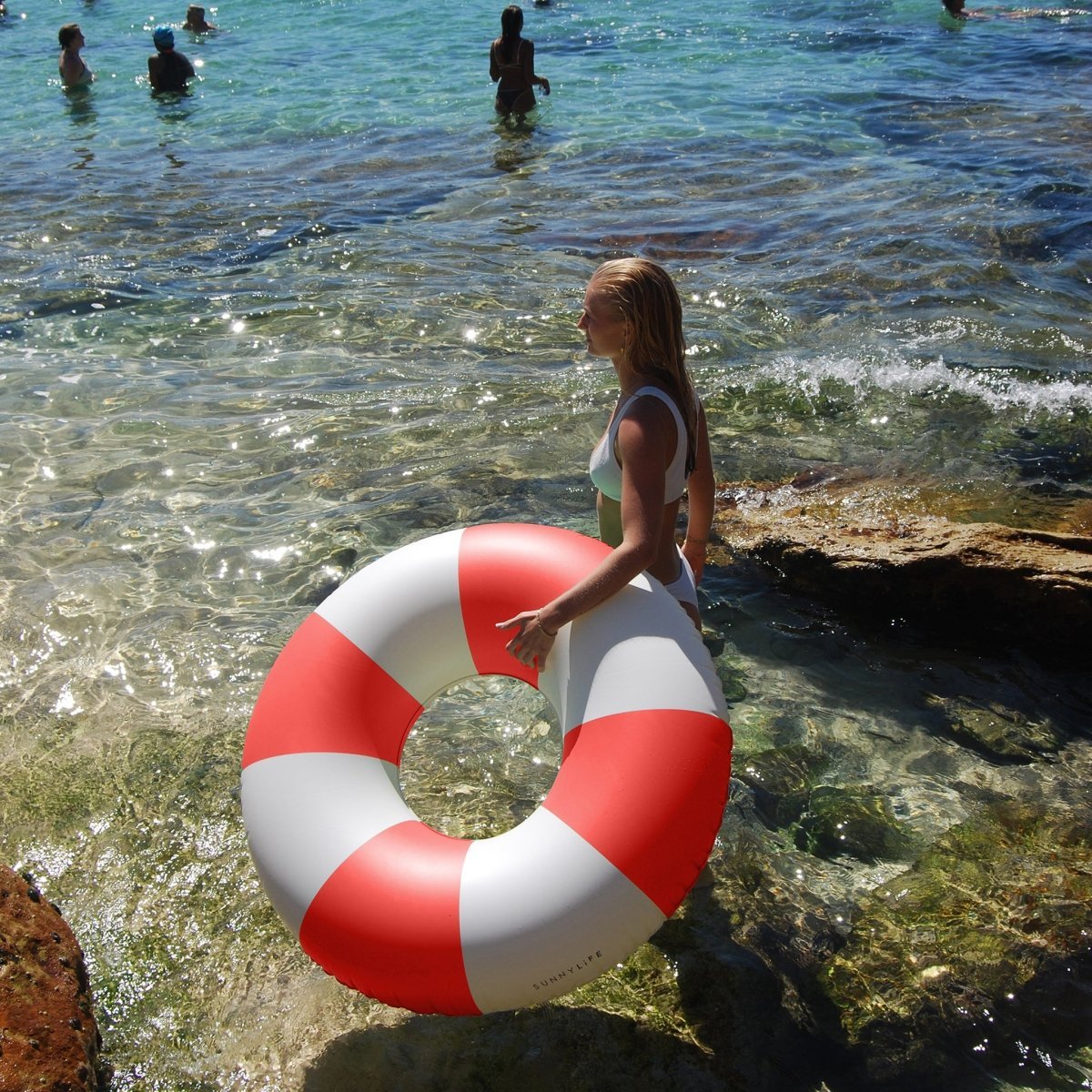 Sunnylife Tube Pool Ring - Red - Pool Floats