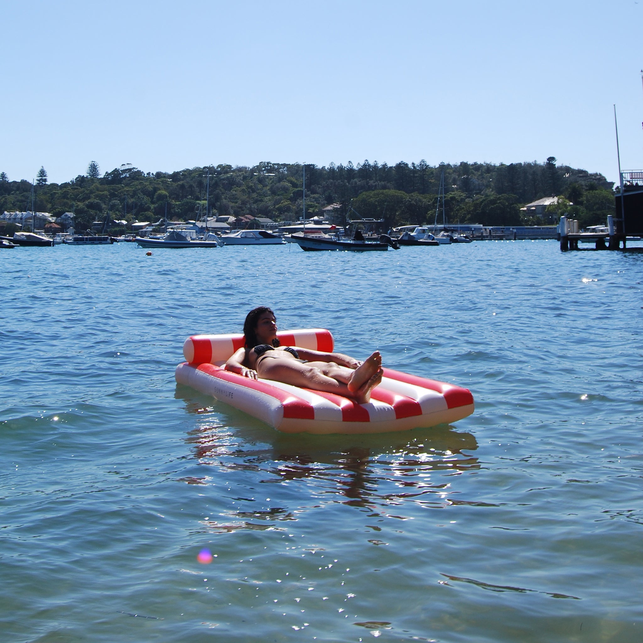 Sunnylife Luxe Lilo - Red - Pool Floats