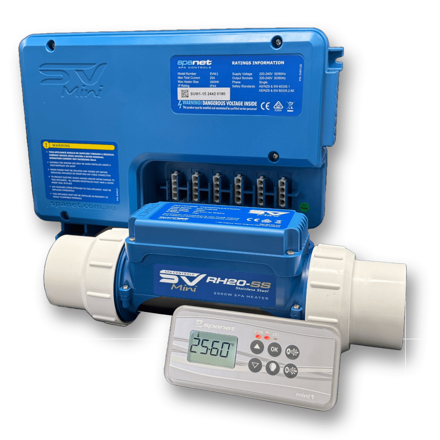SpaNET SV Mini 2 Spa Control Package 2.0kW - Spa Controls