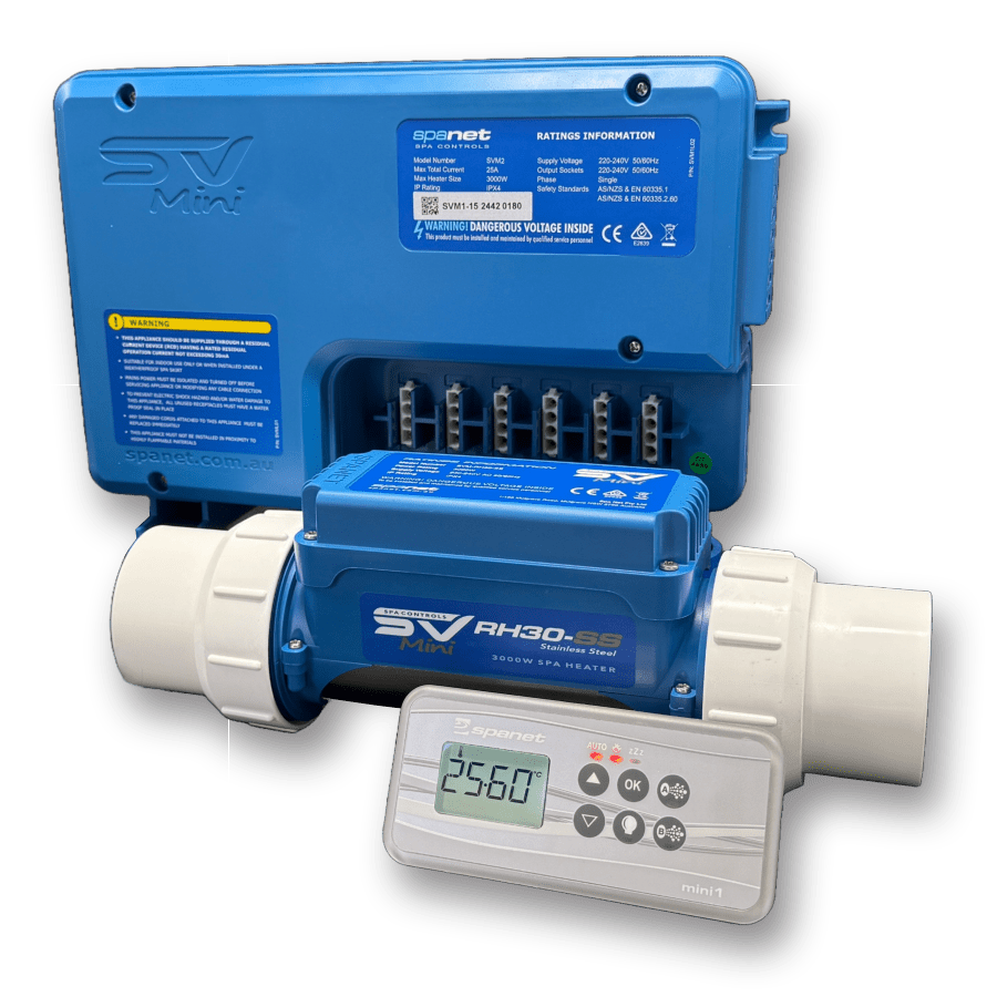 SpaNET SV Mini 2 Spa Control Package 3.0kW - Spa Controls