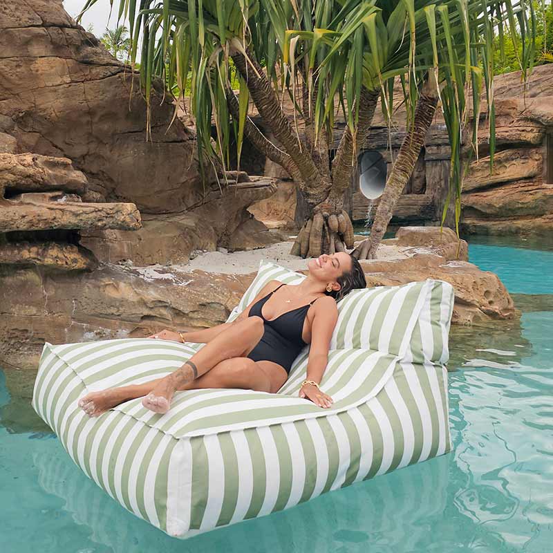 Mooi Living Lana Lounger Pool Float | Luxury Floating Lounger | Loopym