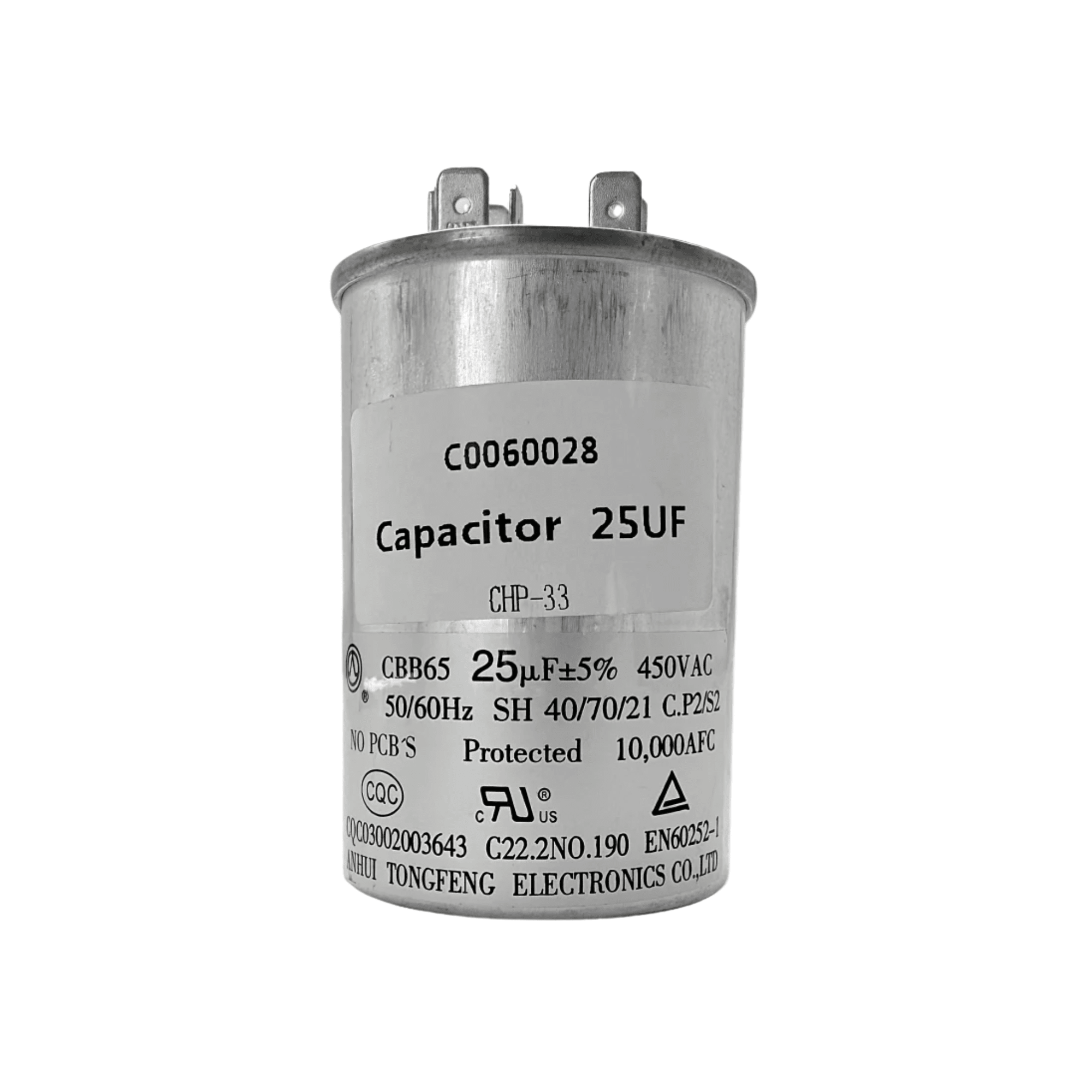 SpaNET 25uF Compressor Capacitor - Spa Spare Parts