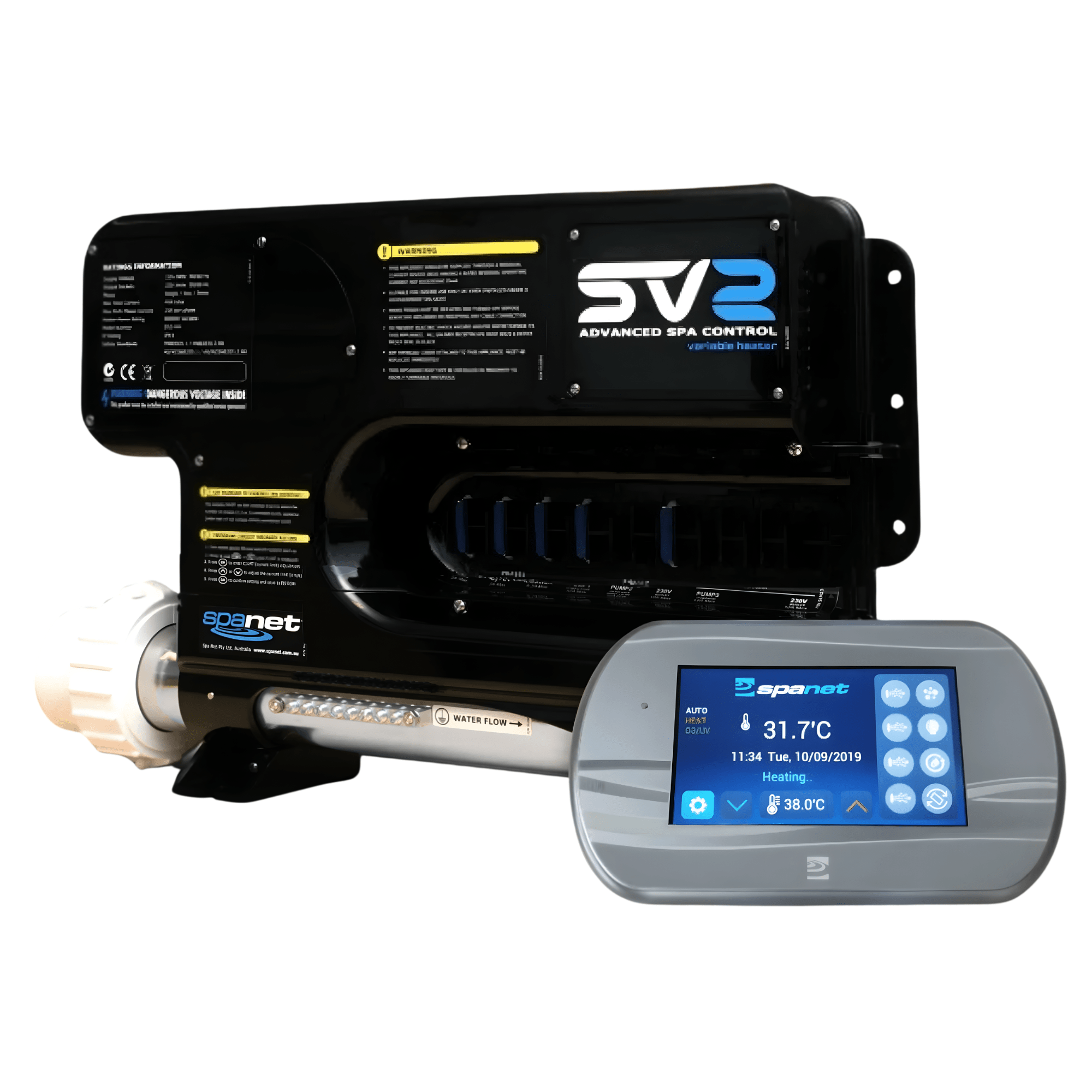 SpaNET SV2 - VH Spa Control & SVT43 Touchpad Package - Spa Controls