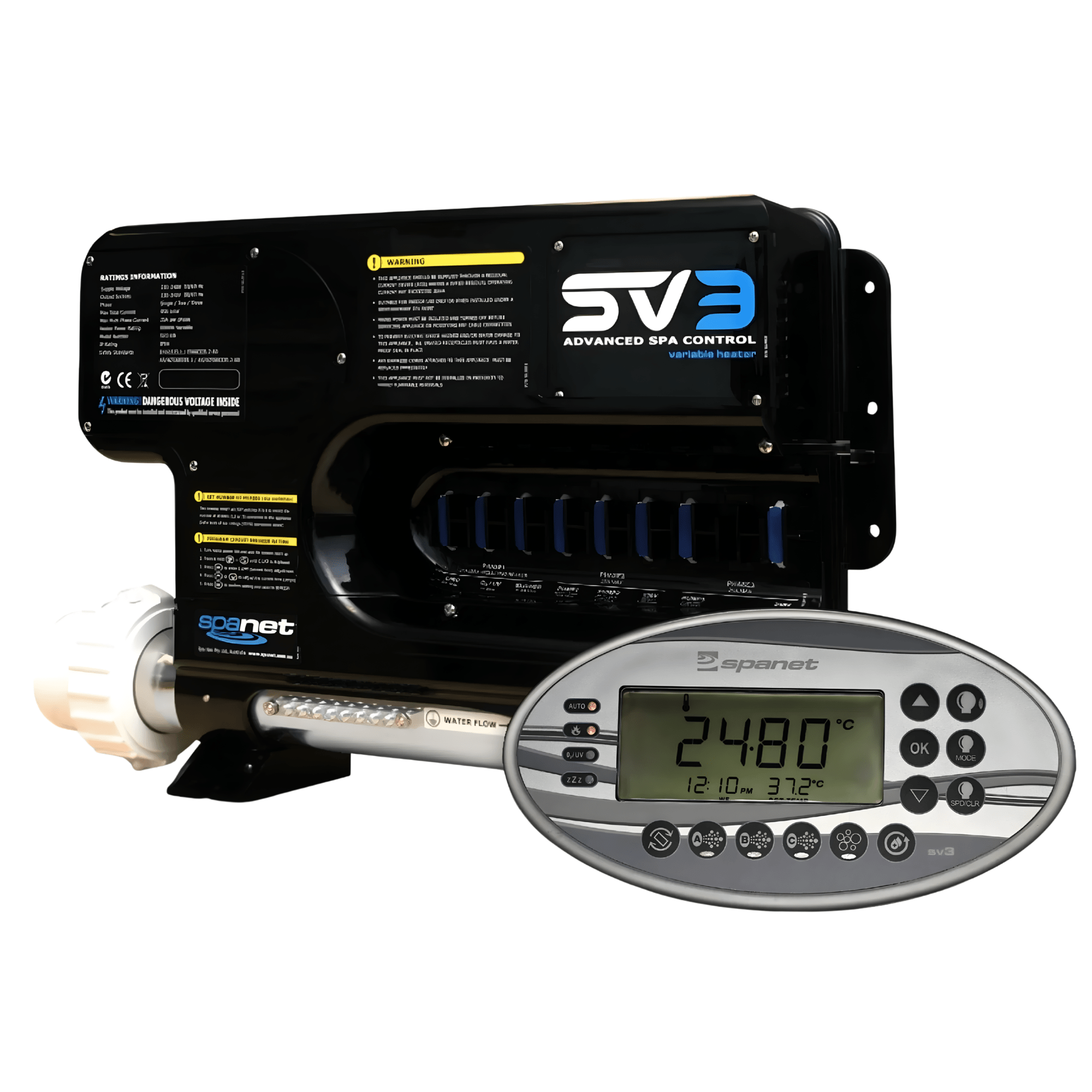SpaNET SV3 - VH Spa Control & SV3T Touchpad Package - Spa Controls
