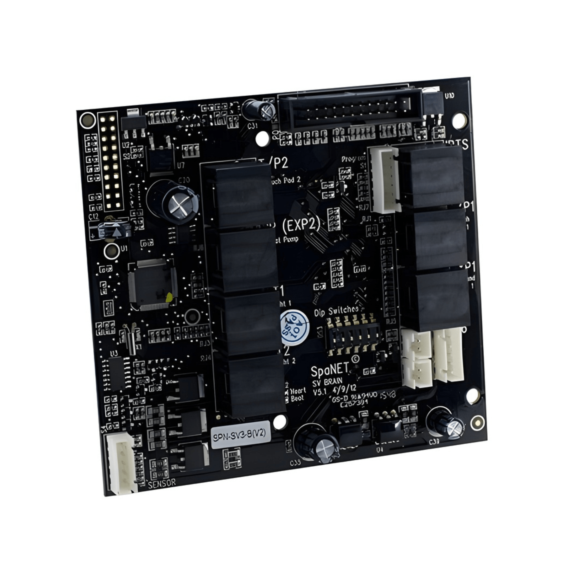 SpaNET SV3 (V2) 12v Brain PCBA - Spa Spare Parts