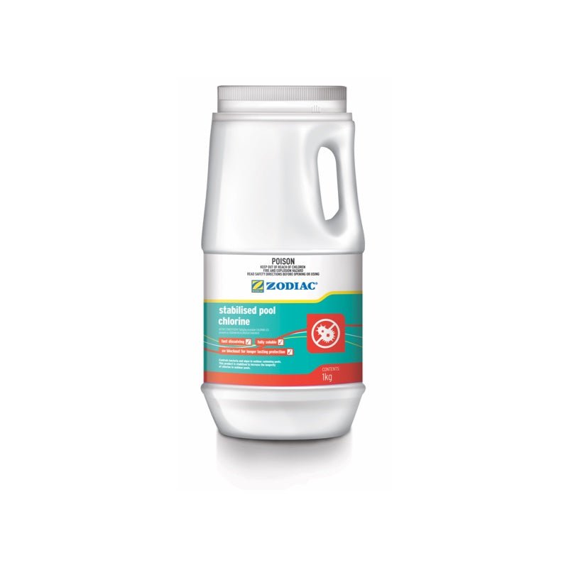 Zodiac Stabilised Pool Chlorine 1kg - Chemical Sanitisers