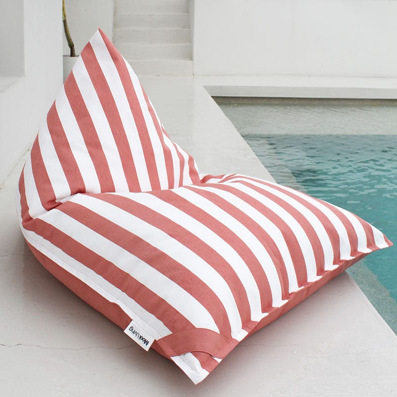 Mooi Living Outdoor Reversible Triangles - Outdoor Bean Bag