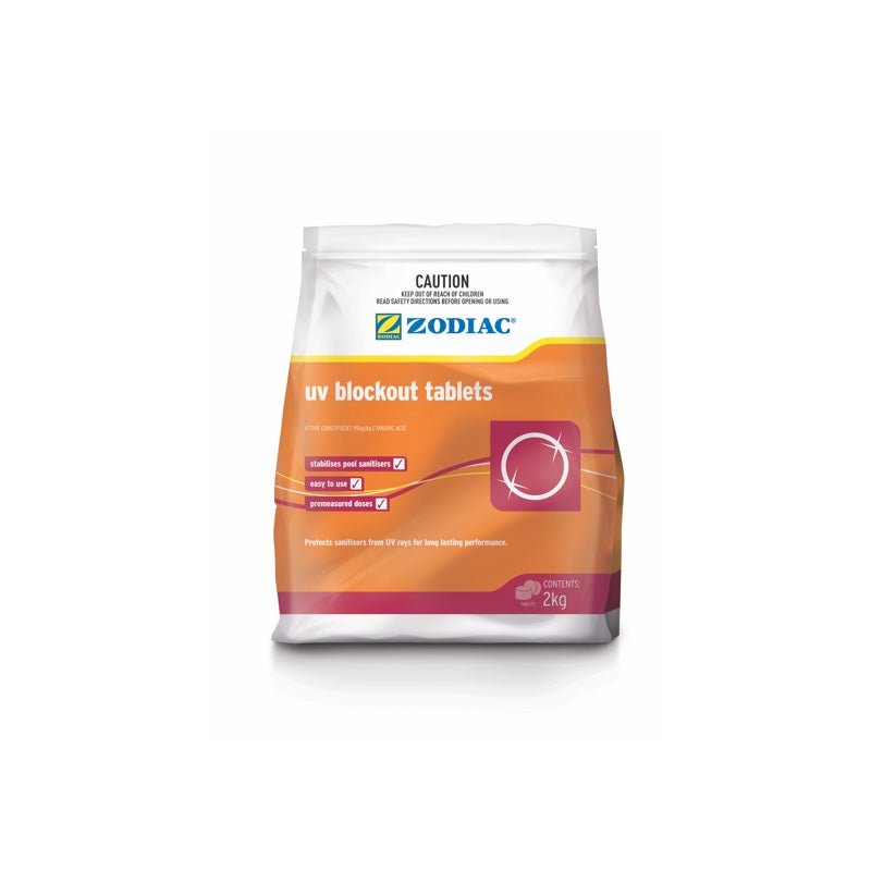 Zodiac UV Blockout Tablets 2kg - Chemical Maintenance