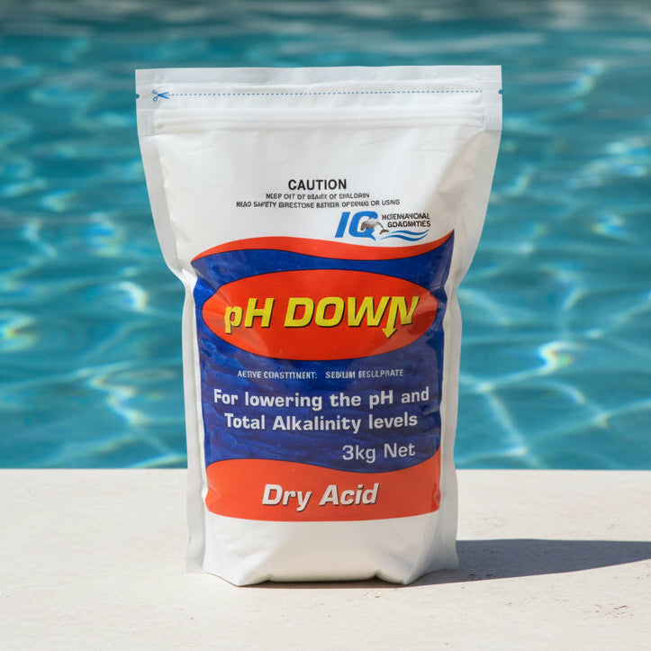 IQ Pool Solutions pH Down 3kg - Chemicals